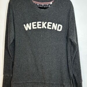 Charcoal Weekend Crew Neck Sweater